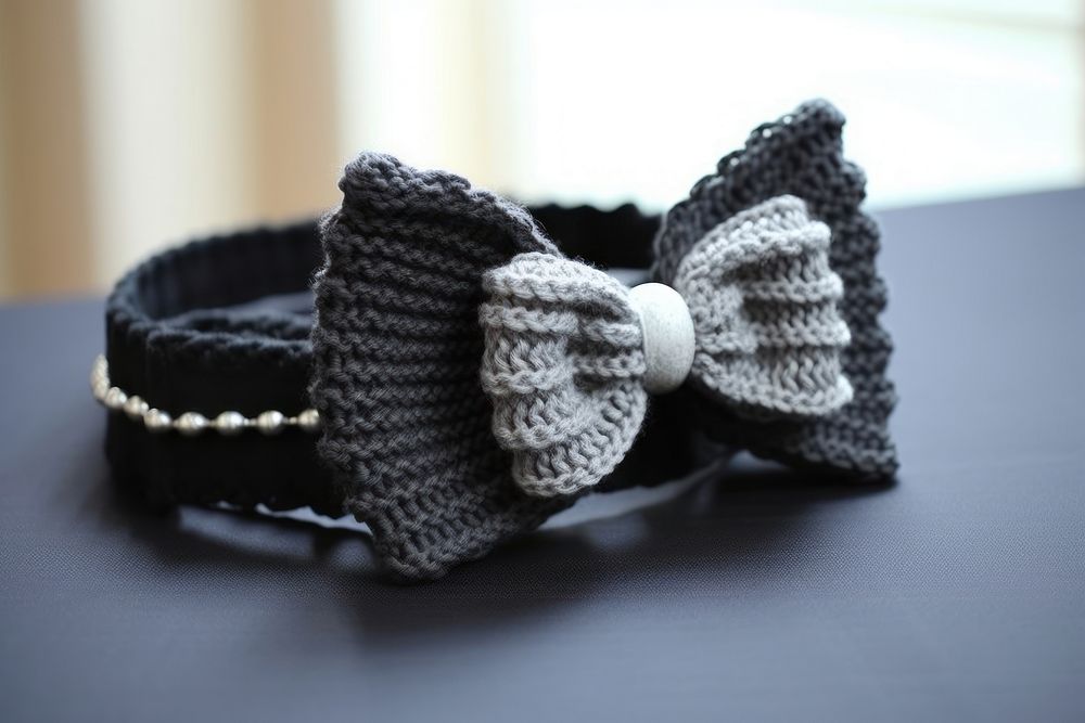 Bow tie crochet jewelry accessories.