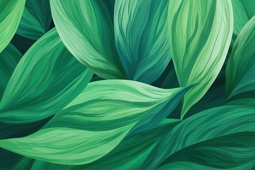 Green leaves green backgrounds abstract.