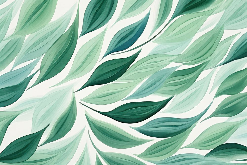 Green leaves backgrounds abstract pattern.