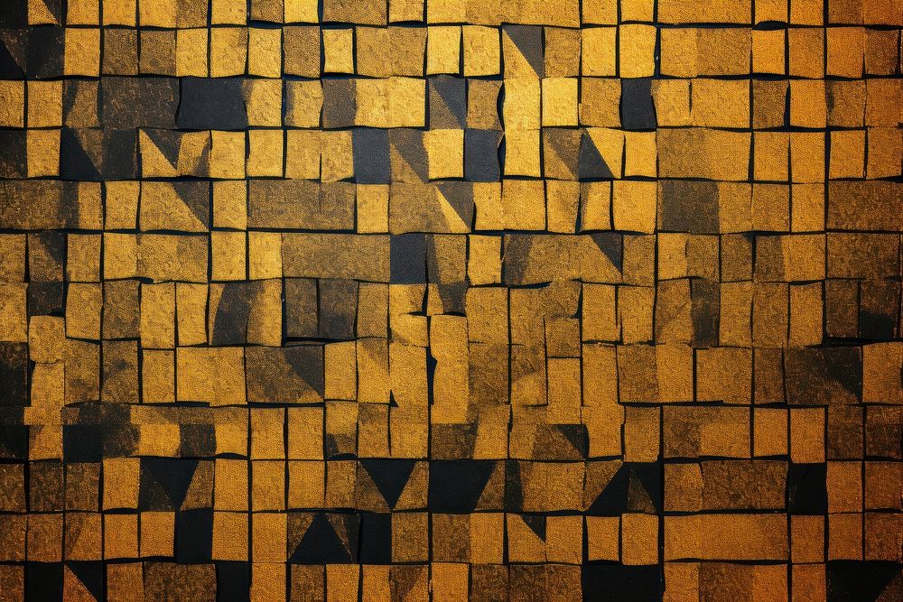 Silkscreen gold mable pattern backgrounds textured flooring.