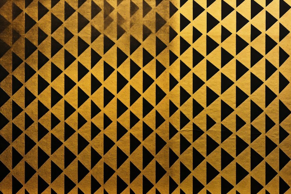 Silkscreen gold geometric pattern backgrounds textured abstract.