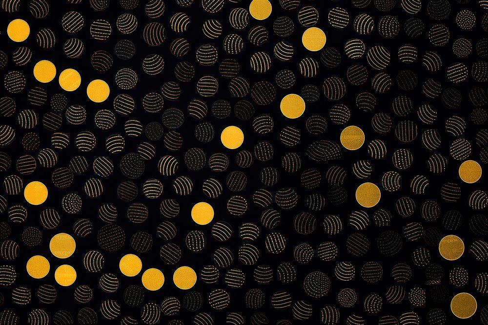 Silkscreen gold coins pattern backgrounds abstract textured.