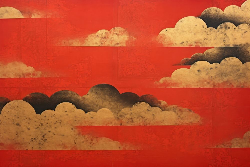 Chinese style clouds backgrounds textured pattern.