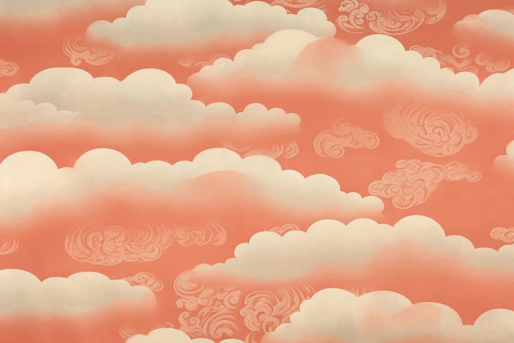 Chinese style clouds pattern backgrounds texture.