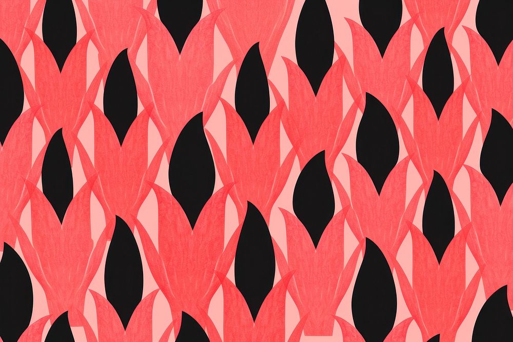 Silkscreen tulip pattern backgrounds textured abstract.