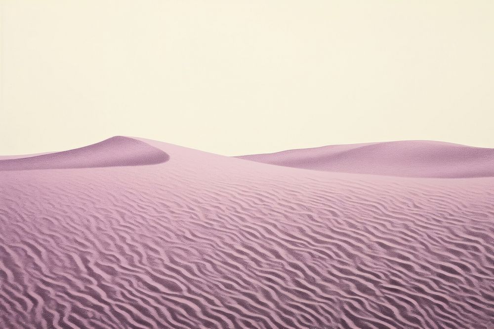 Purple sand dune backgrounds textured outdoors.