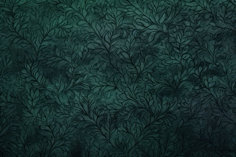 Green damask pattern backgrounds textured abstract.