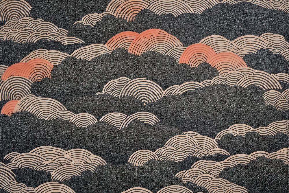 Chinese style clouds pattern backgrounds textured.