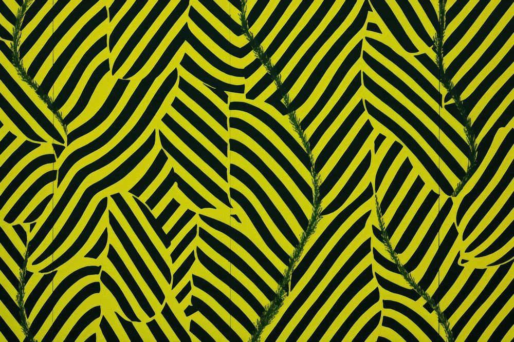 Silkscreen calathea pattern backgrounds textured abstract.