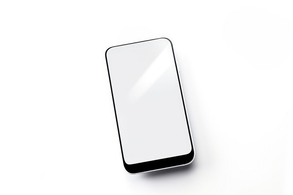 Smart phone white background electronics technology.