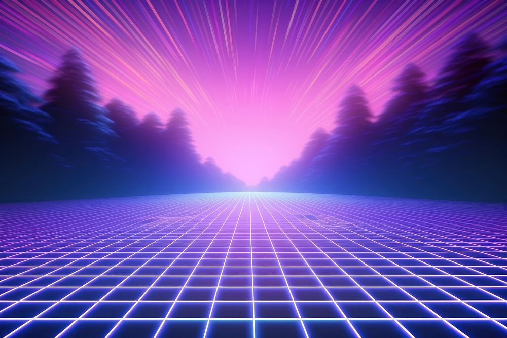 Retrowave nature backgrounds abstract purple.