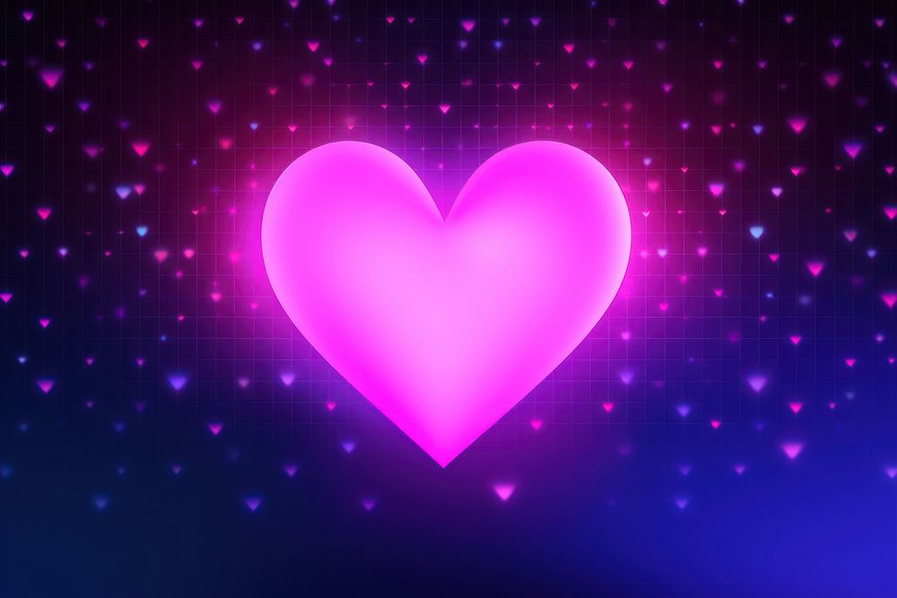Retrowave heart background backgrounds abstract neon.