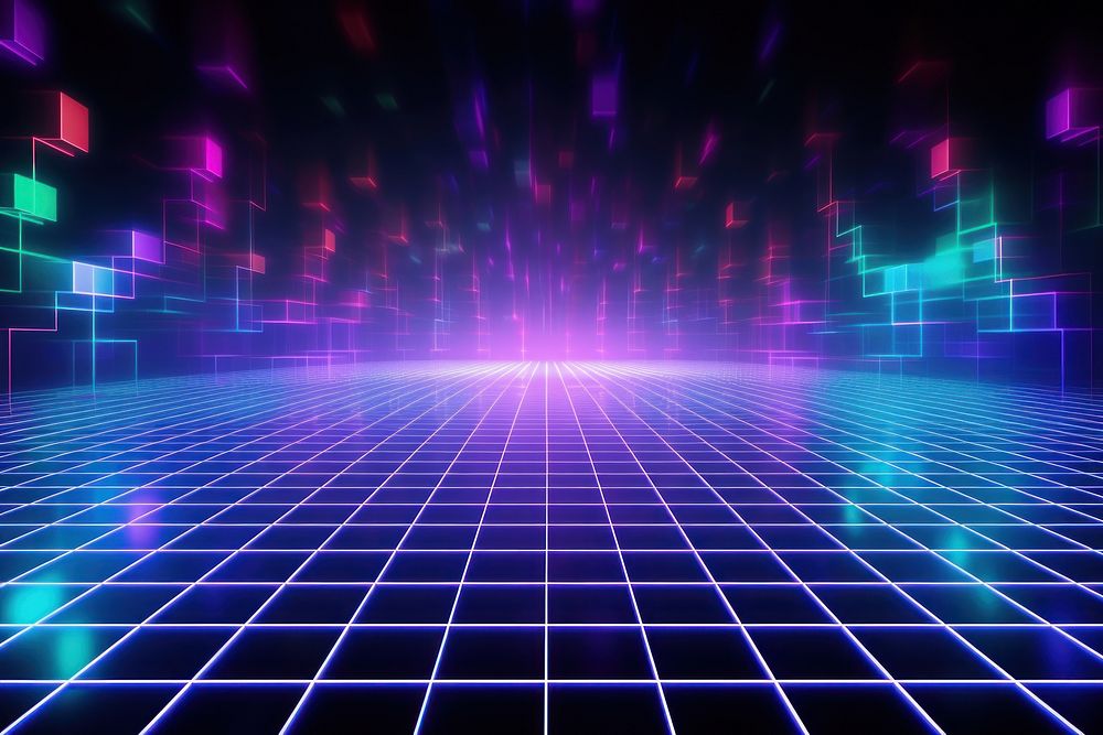 Retrowave sound wave backgrounds abstract purple.