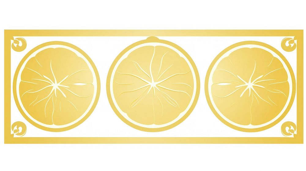 Lemons divider ornament clementine pattern produce.