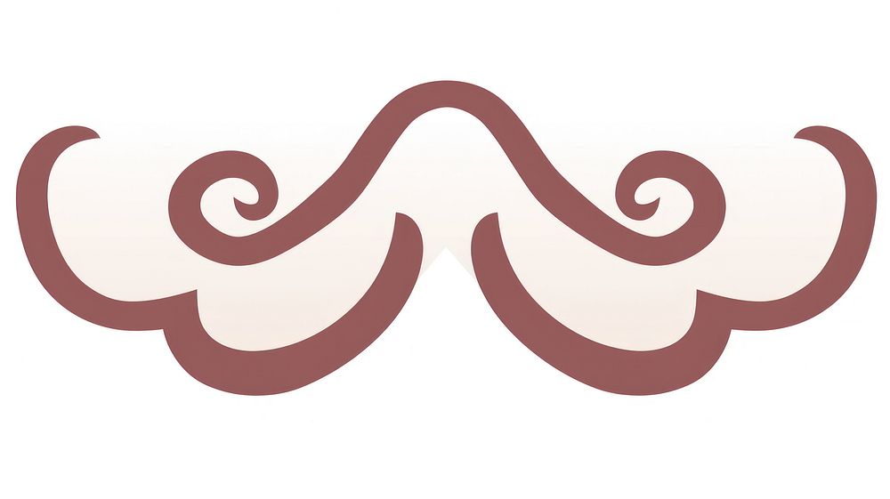 Rosse divider ornament moustache mustache pattern.
