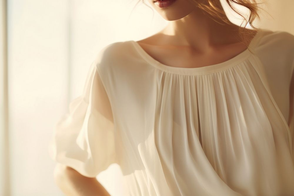 Fashion blouse sleeve dress.