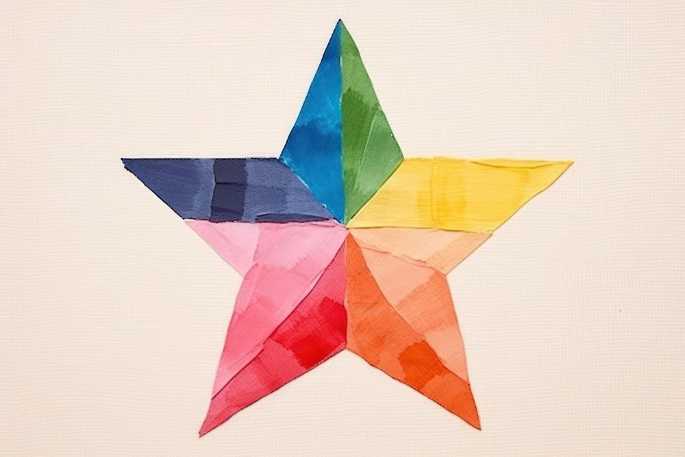Star paper art origami.
