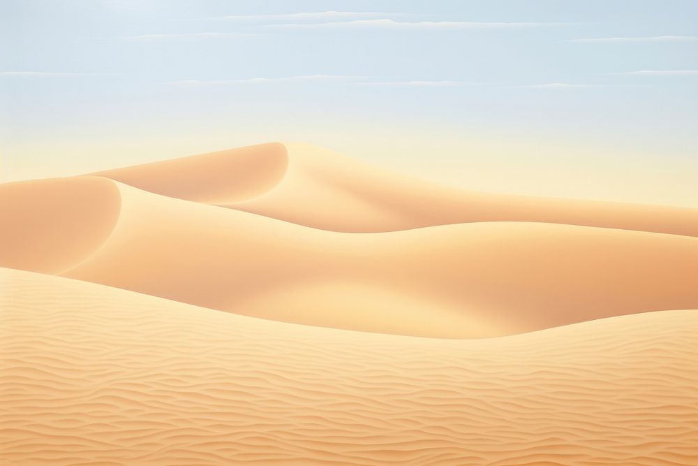 Painting of sand border backgrounds outdoors horizon.