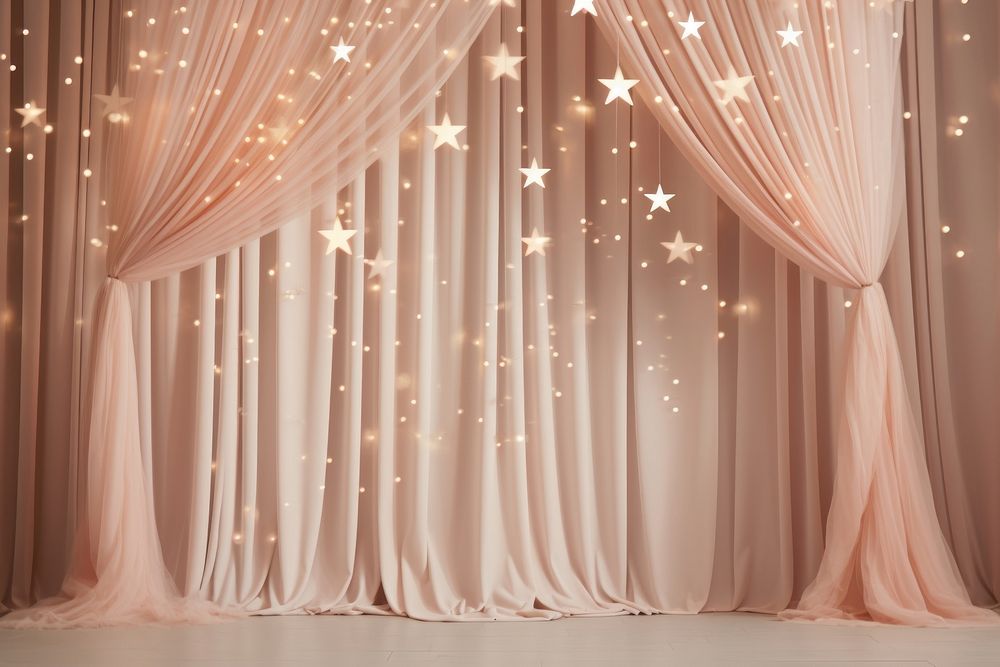 Cosmic starry sky backdrop backgrounds curtain glowing.