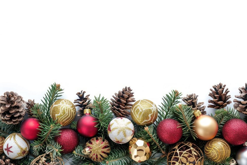 Christmas decoration backgrounds pineapple plant.