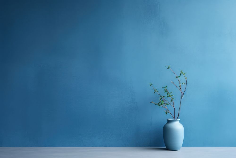 Blue wall flower plant.