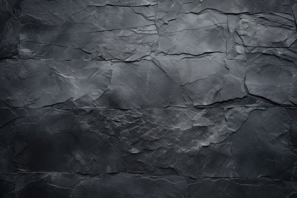 Black slate texture rough concrete backgrounds wall monochrome.