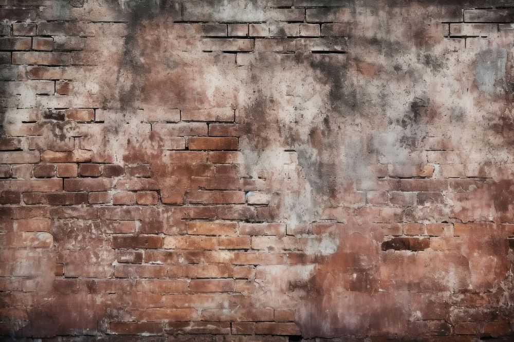 Brick concrete grunge wall architecture backgrounds deterioration.