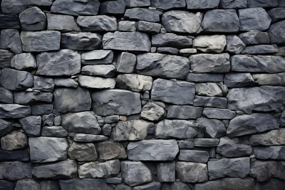 Grunge rock wall architecture backgrounds cobblestone.