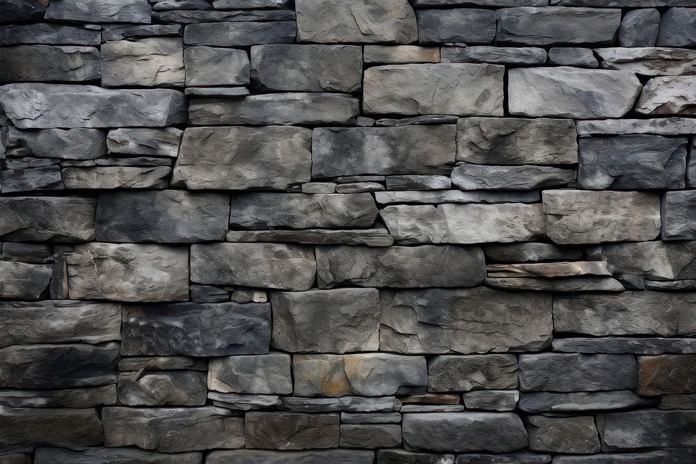 Grunge rock wall architecture backgrounds cobblestone.