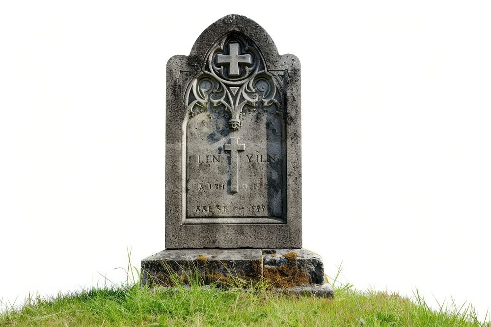 Gravestone tombstone symbol cross.