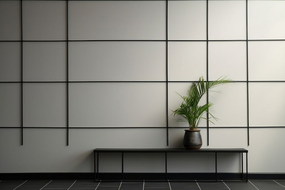 Grids wall architecture floor.