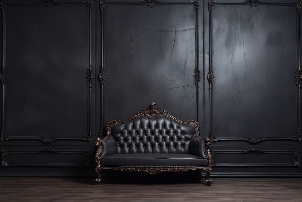 Luxury vintage furniture chair wall.