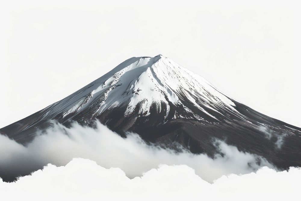 Japanese mountain outdoors volcano.