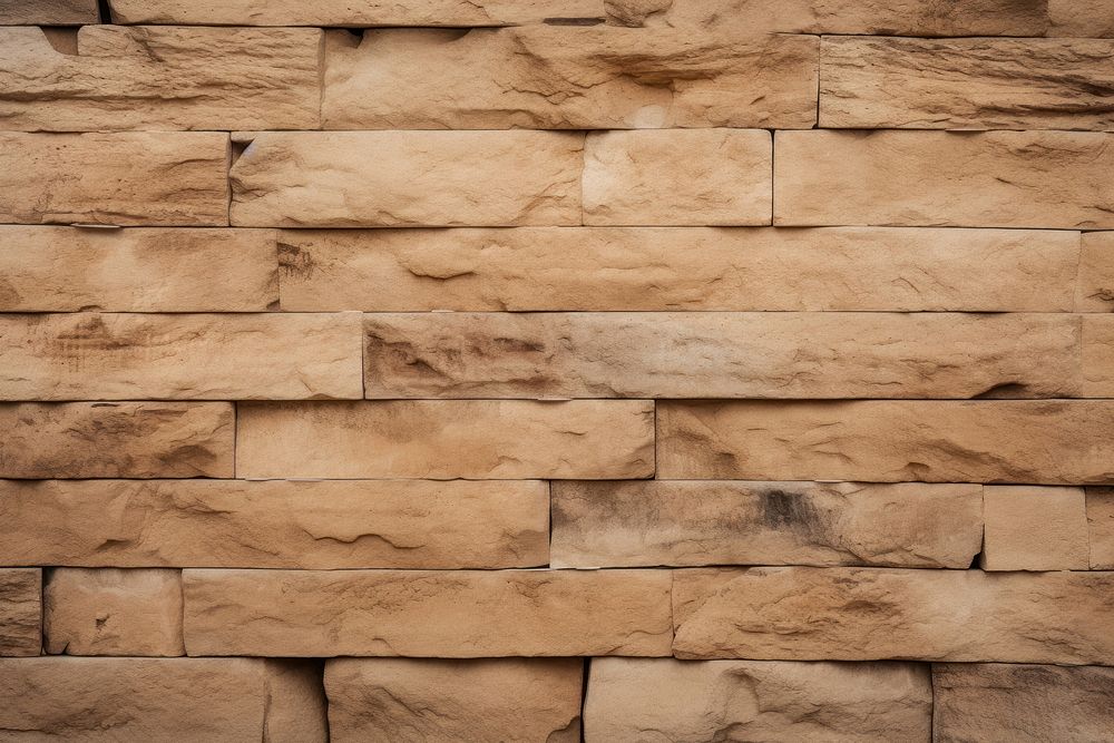 Sandstone wall texture architecture backgrounds brick.