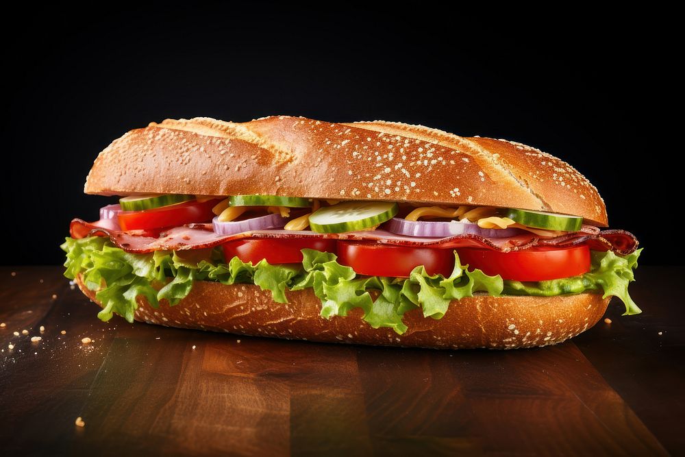 Sandwich bread food hamburger.