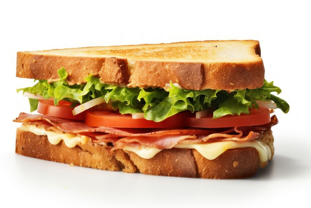 Sandwich bread lunch food.