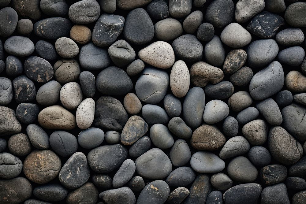 Stone pebble backgrounds repetition.