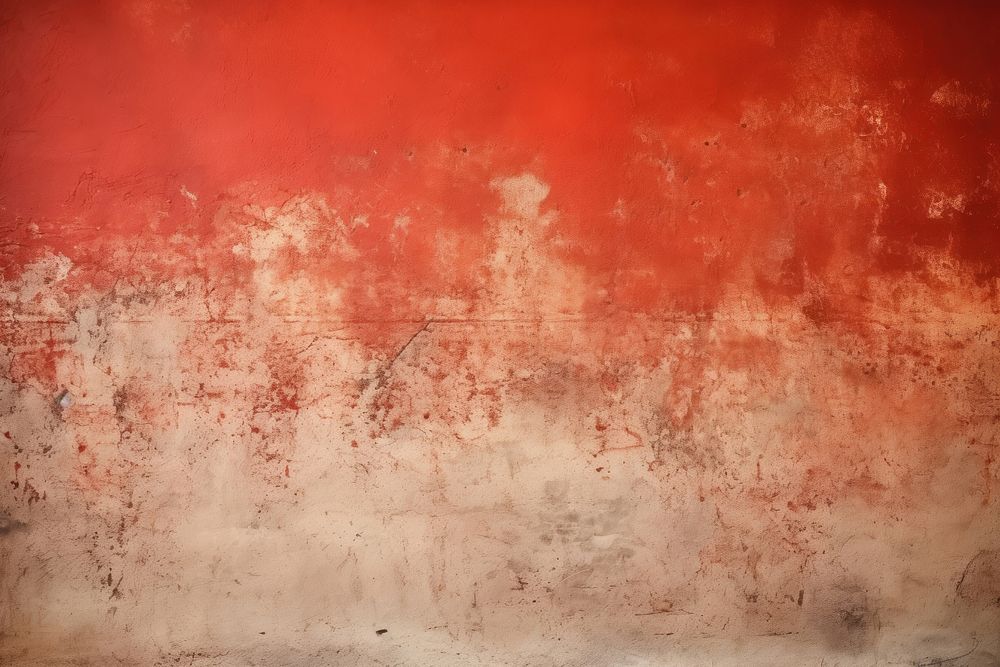 Red grunge wall architecture backgrounds deterioration.