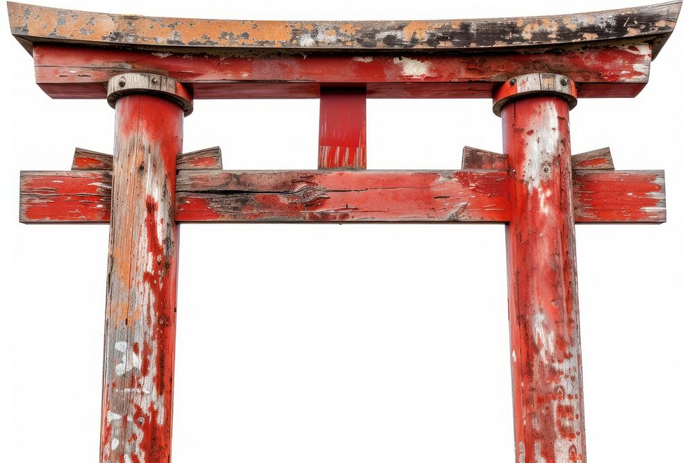 Japanese gate architecture torii.