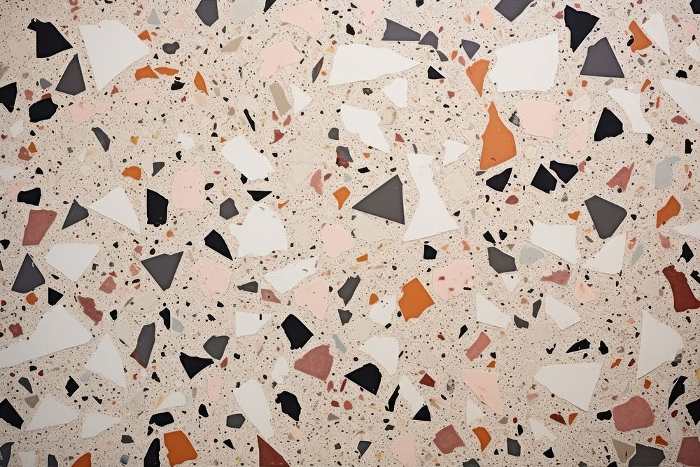 Terrazzo old wall backgrounds flooring textured.