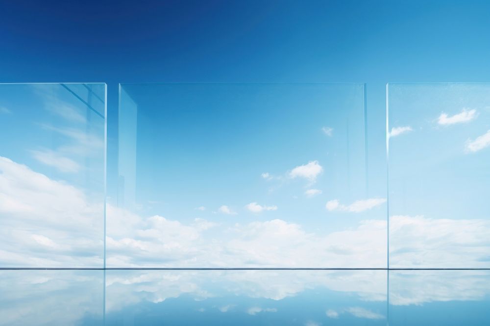 Glass texture wall sky backgrounds outdoors.