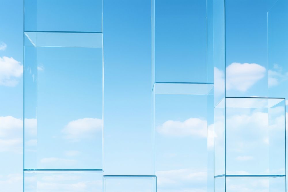 Glass texture wall sky architecture backgrounds.
