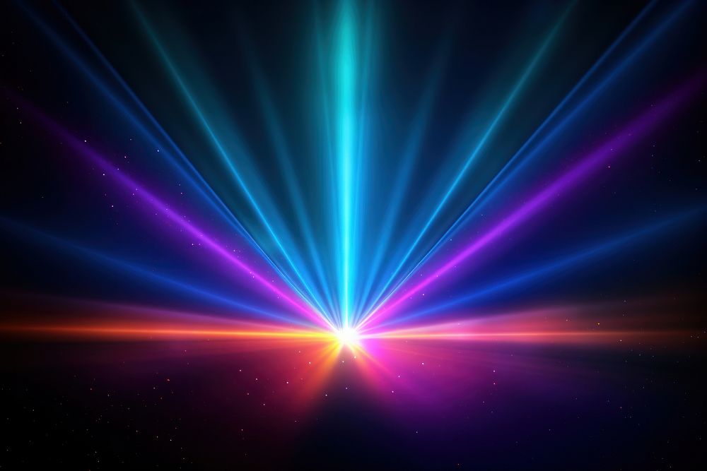 Rainbow glow effect flare backgrounds light laser.