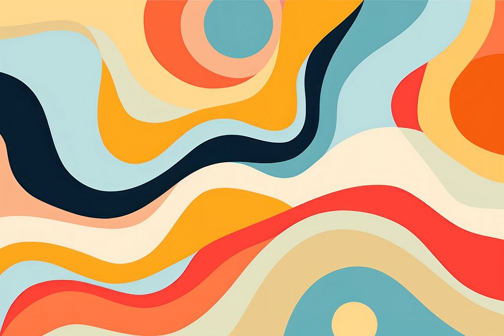 Colorful abstract painting pattern.