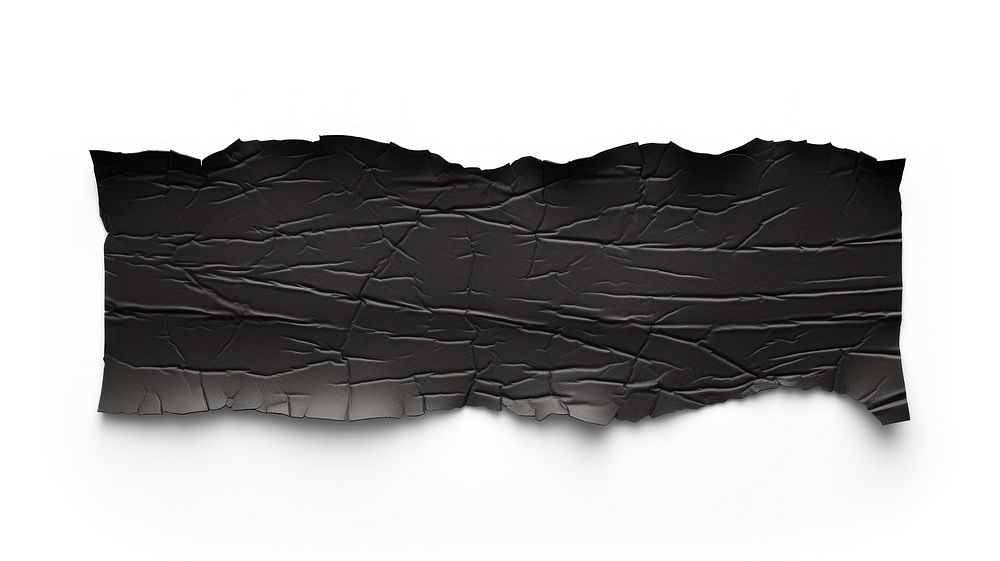 Ripped paper adhesive strip backgrounds black white background.
