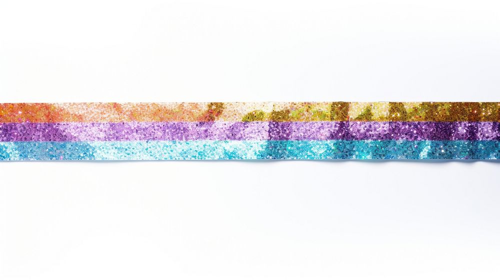 Line pattern adhesive strip glitter white background creativity.