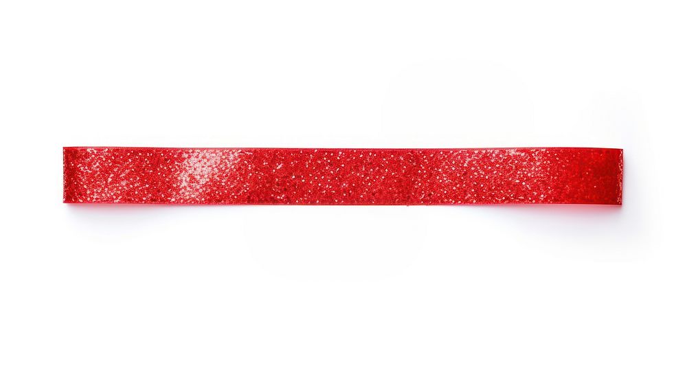 Stars adhesive strip red white background accessories.