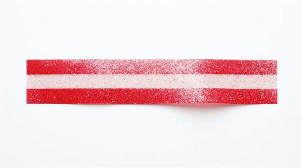 Line pattern adhesive strip red white background confectionery.
