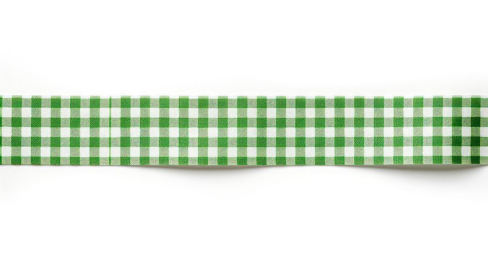Gingham pattern adhesive strip backgrounds green white background.