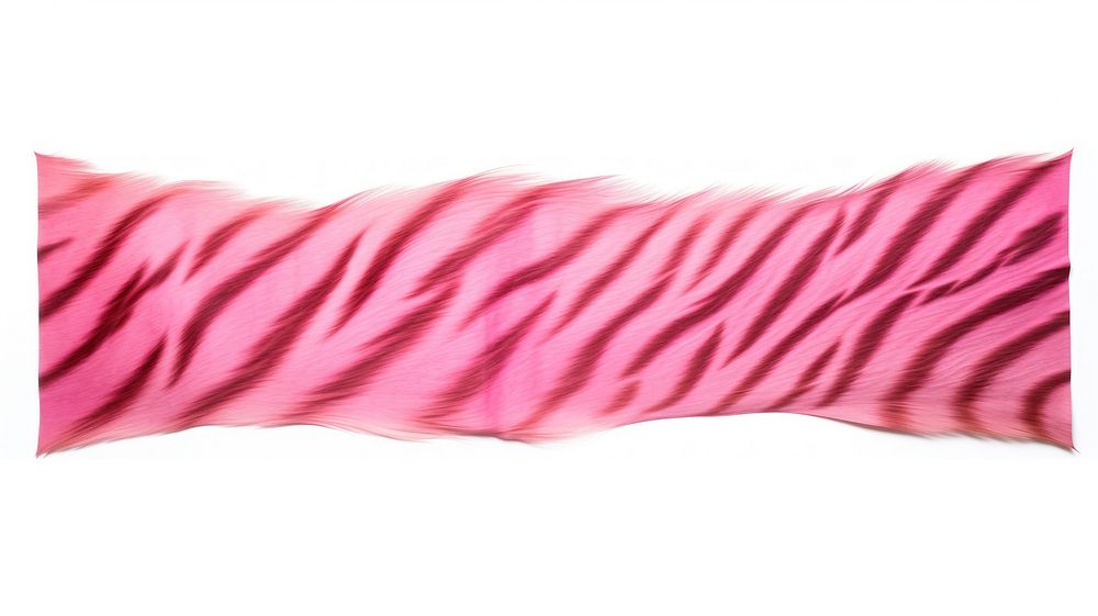 Bengal strip pink white background softness.